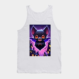 Kawaii Vampire Bat Tank Top